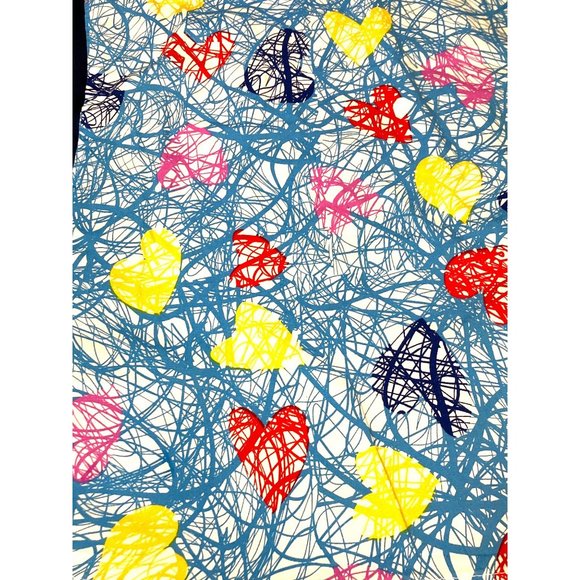 Gem Scrubs V-Neck Pockets Top Women's Valentines Scrub top Size M - Picture 7 of 9